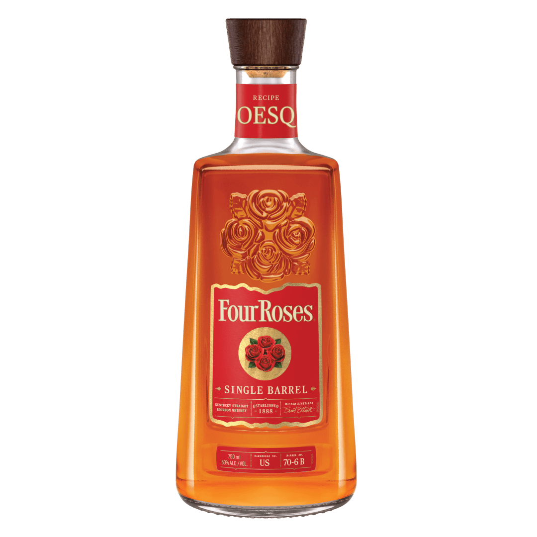 Four Roses Single Barrel OESQ Bourbon, 100 Proof, Kentucky, 750 ml Bottle