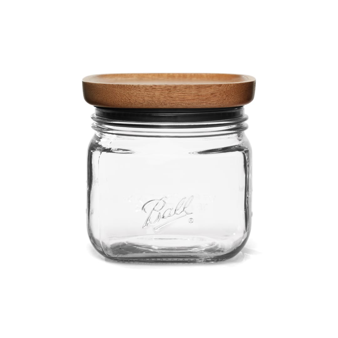 BALL 4C STACK N STORE JAR WOODEN LID