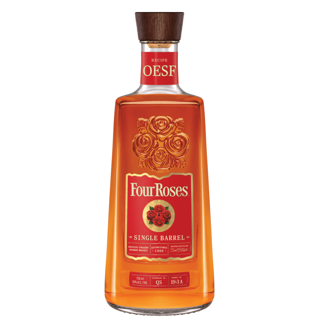 Four Roses Single Barrel OESF Bourbon, 100 Proof, Kentucky, 750 ml Bottle