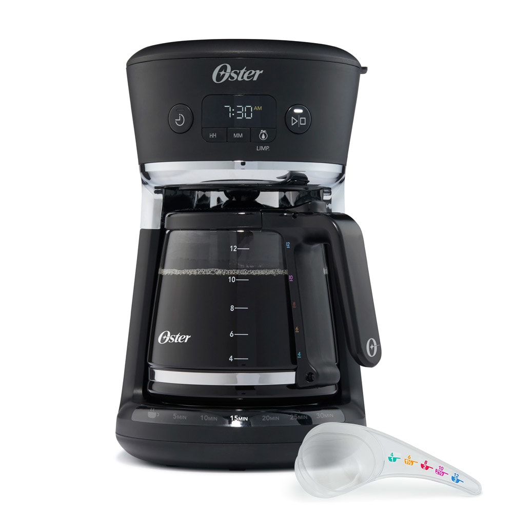 12 CUP OSTER COFFEE MACHINE BLACK