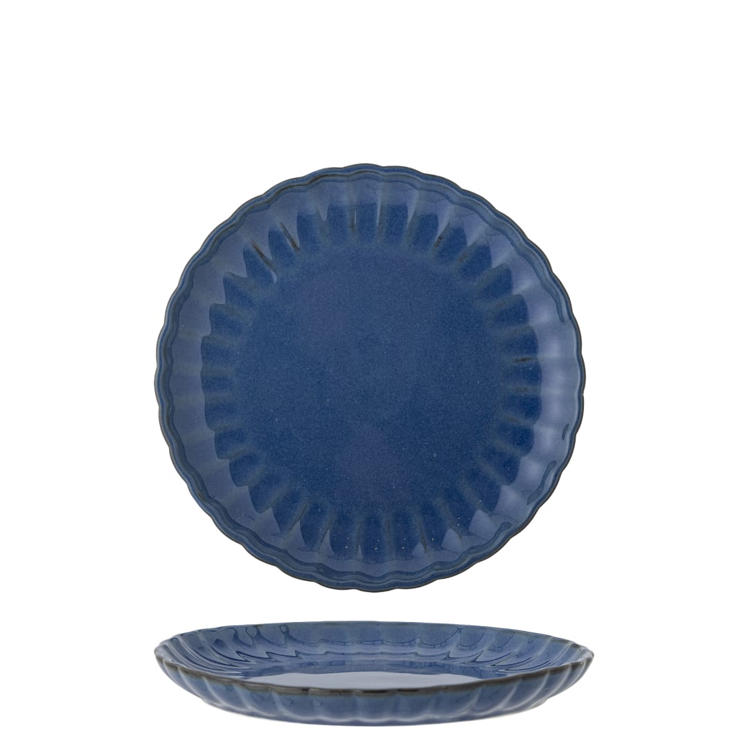 82061367 - Latina Plate, Blue, Stoneware STOCK: 300