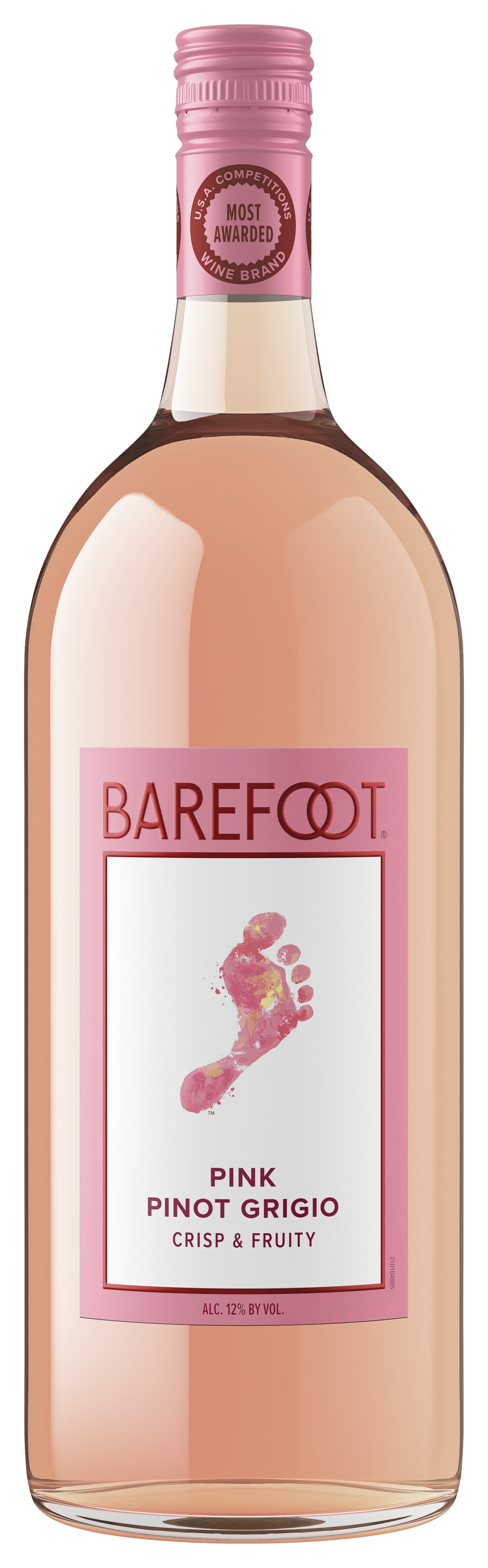 Barefoot Cellars Pink Pinot Grigio Wine 1.5L