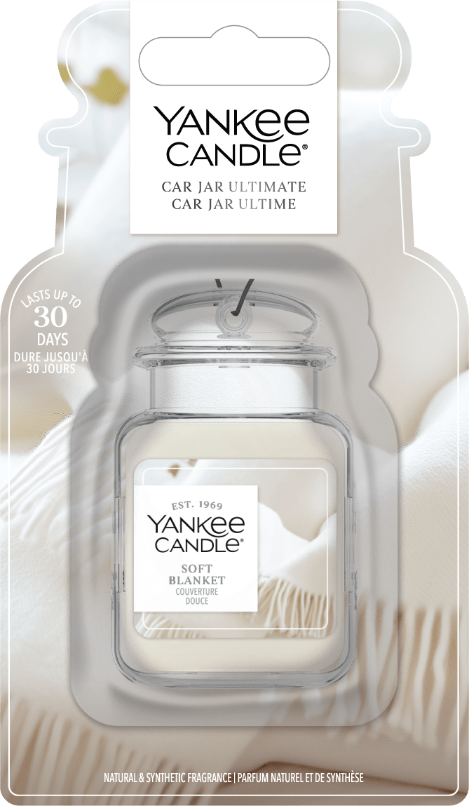 Yankee Candle | Car Jar | Manta Suave | Para coches y pequeños espacios en casa | Hasta 30 días