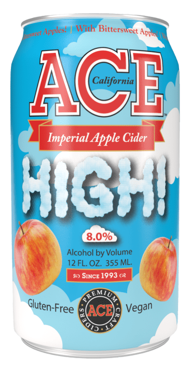 ACE HIGH Imperial Apple Cider 12oz Can