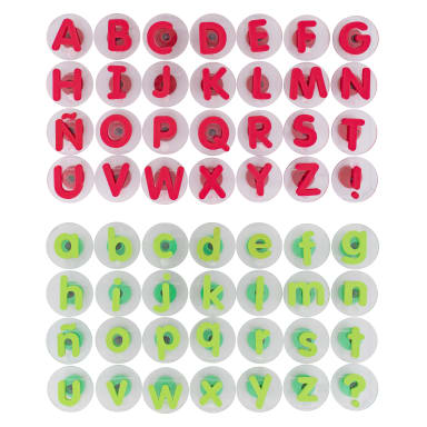 Giant Stampers - Alphabet - Uppercase & Lowercase - Set of 56