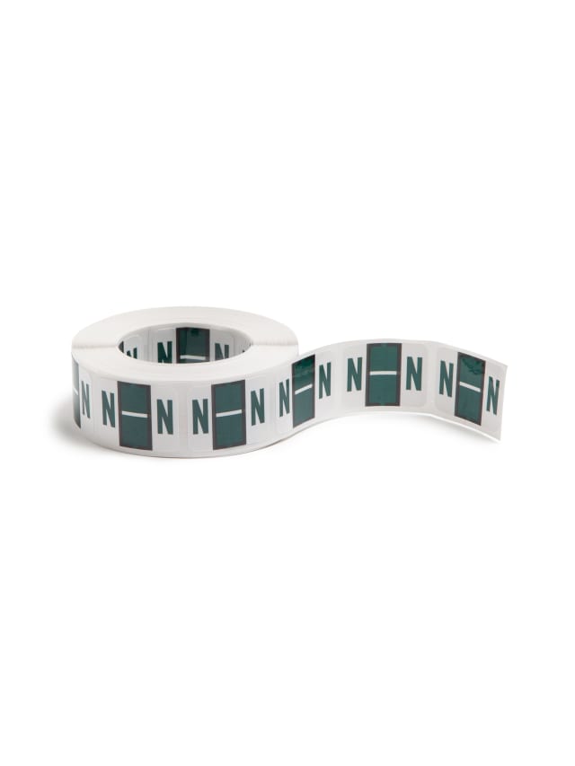 BCCR Bar Style Color-Coded Alphabetic Labels, A-Z Rolls