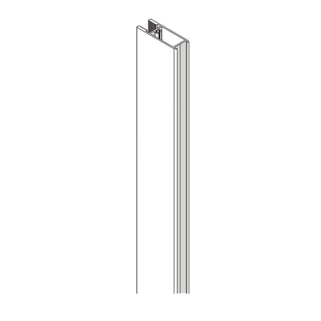 Left and Right Glass Profile for 3/8" Thick Glass