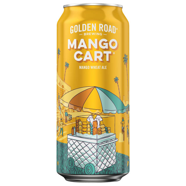 Golden Road Mango Cart 6x16 oz Hi-Cone CAN 4ABV - Plain Aluminum