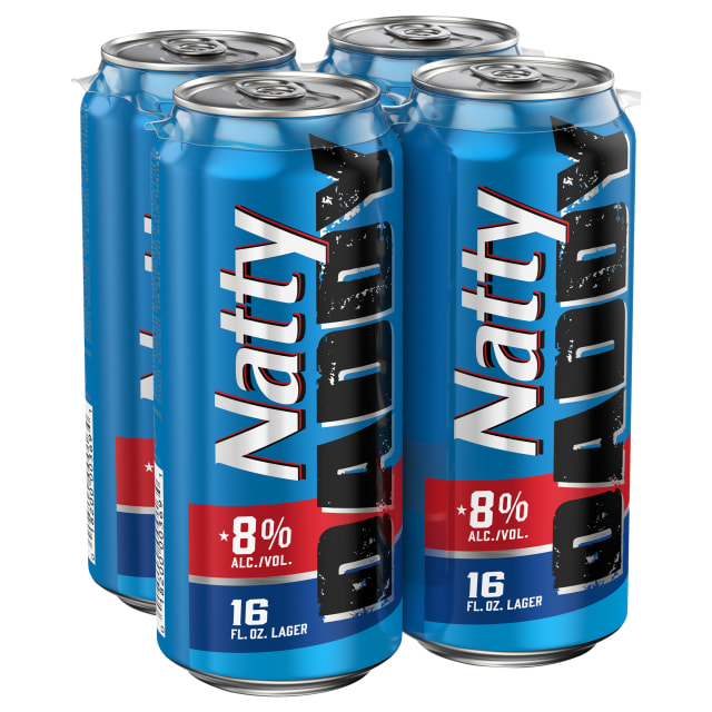 Natty Daddy® Beer, 4 Pack 16 fl. oz. Cans