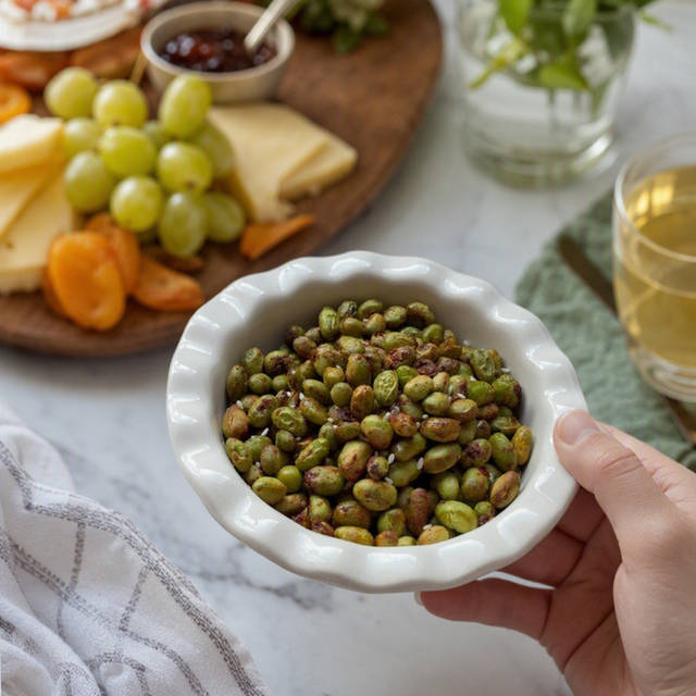 Crunchy Air-Dried Edamame - Sweet Chili