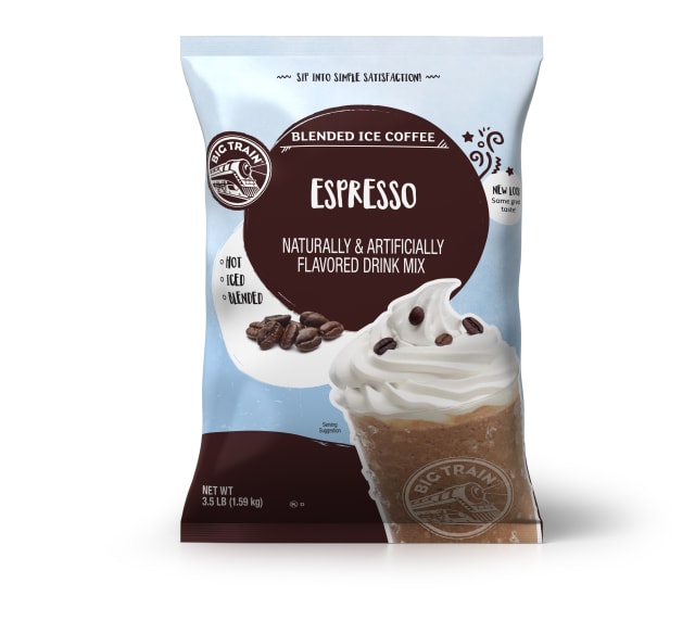 Big Train Espresso Blended Ice Coffee Powdered Drink Mix, 5 x 3.5 lb