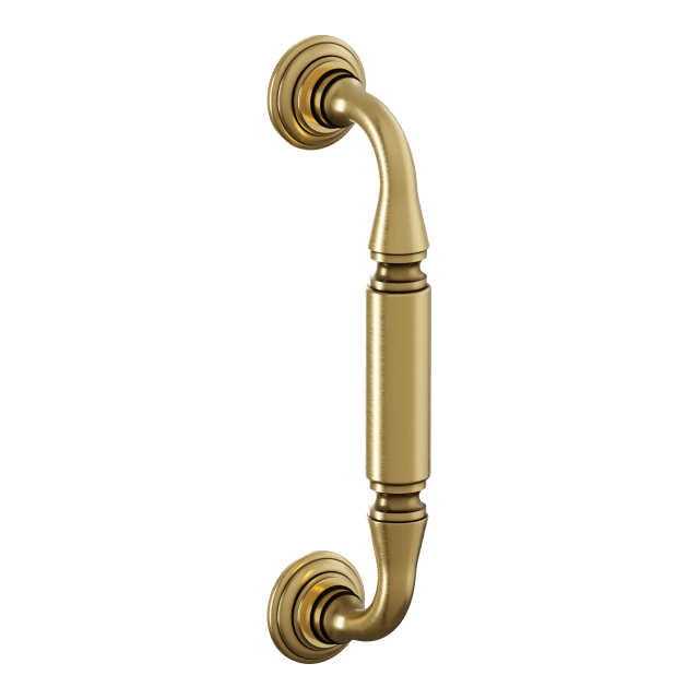 2576 8" Traditional Door Pull In Heirloom Brass