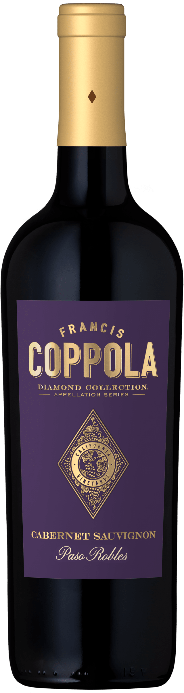 Coppola Diamond Appellation Series, Cabernet Sauvignon, Paso Robles California, Red Wine, 750ml