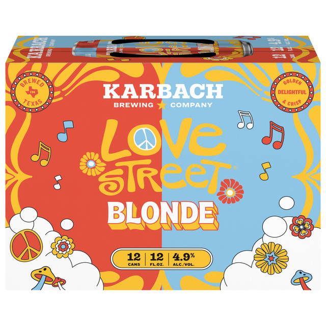 Karbach Love Street 12x12 oz Can Pack CARRIER - 2025 Summer Promo