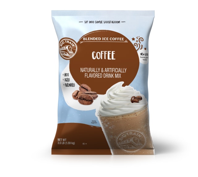 Big Train Coffee Blended Ice Coffee Powdered Drink Mix, 5 x 3.5 lb