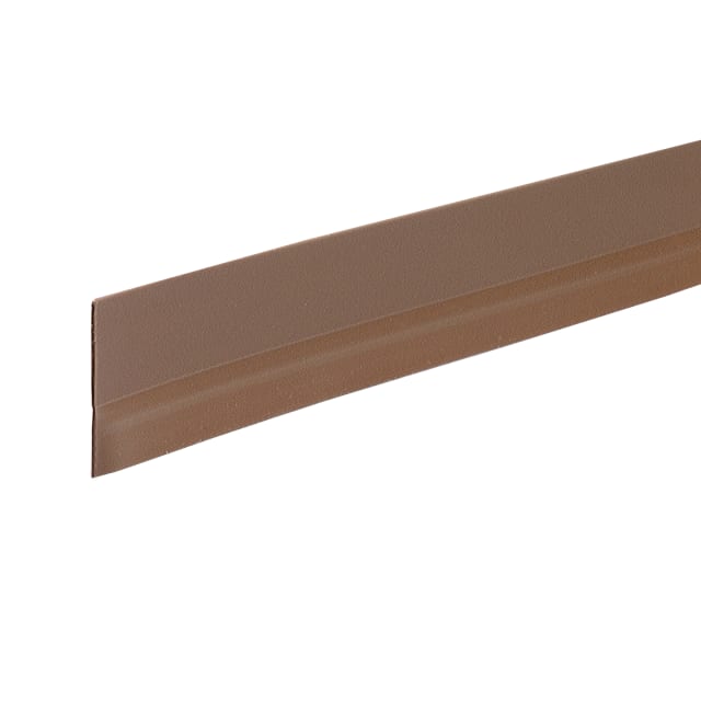 05603 - 36 in. Brown Vinyl Economy Self-adhesive Door Sweep