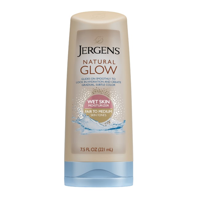 Jergens Natural Glow In Shower Lotion, Self Tanner, Fair To Medium, 7.5 oz