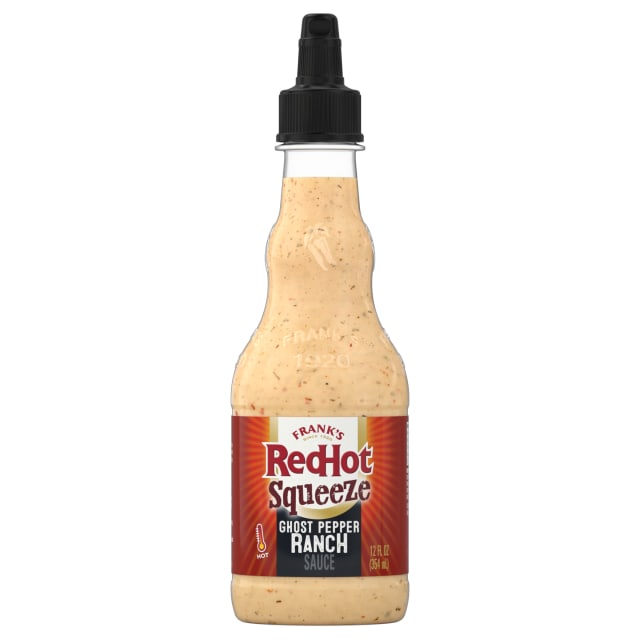 Frank's RedHot® Ghost Pepper Ranch Squeeze Sauce, 12.0 fl oz