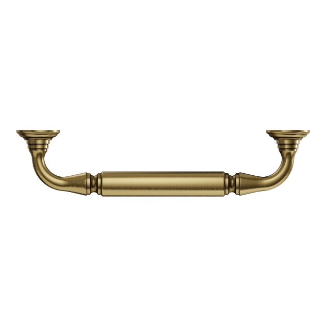 2578 10" Traditional Door Pull In Heirloom Brass