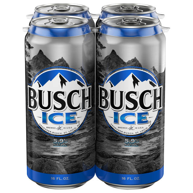 Busch Ice Beer 4 - 16 fl oz Cans