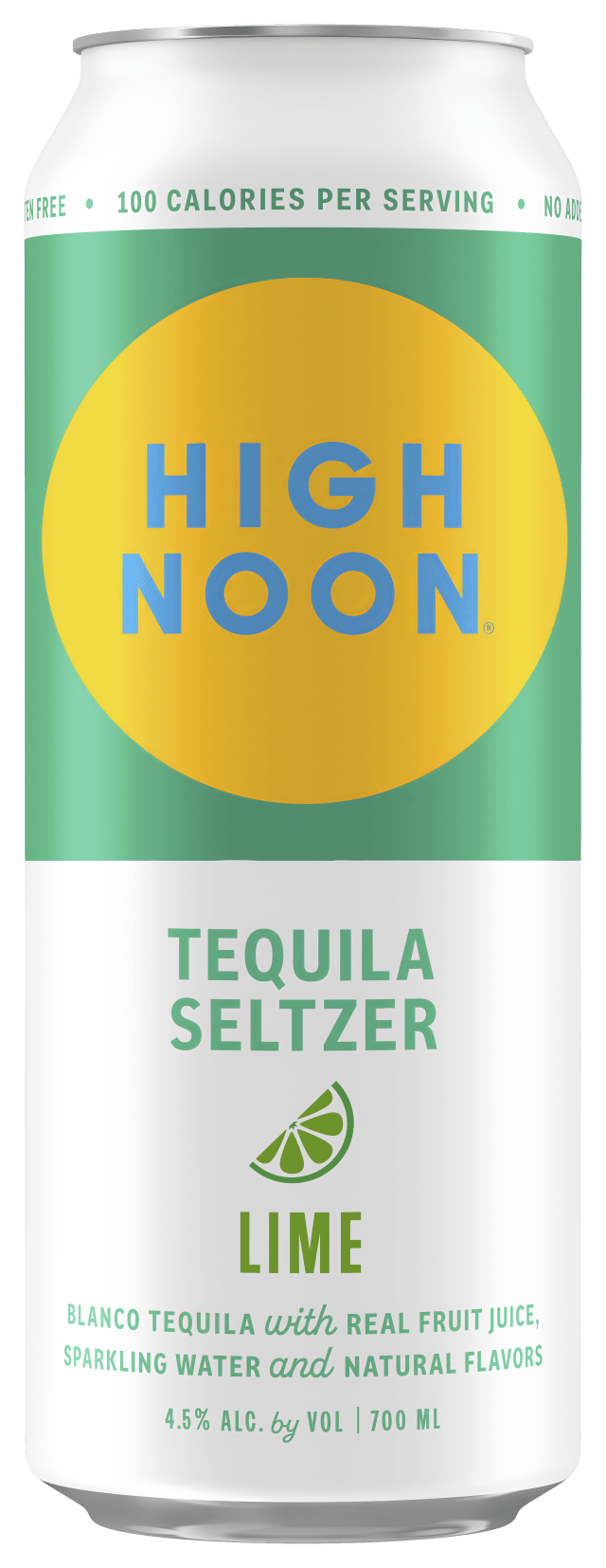 High Noon Lime Tequila Hard Seltzer 700ml Can