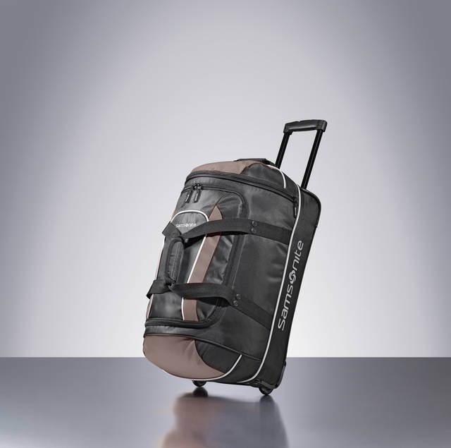 Andante Wheeled Duffel 22 (Box) - Black/Grey