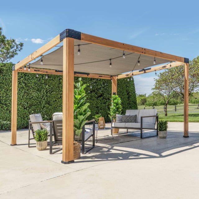 Brendan Sail Shade Pergola-12x10