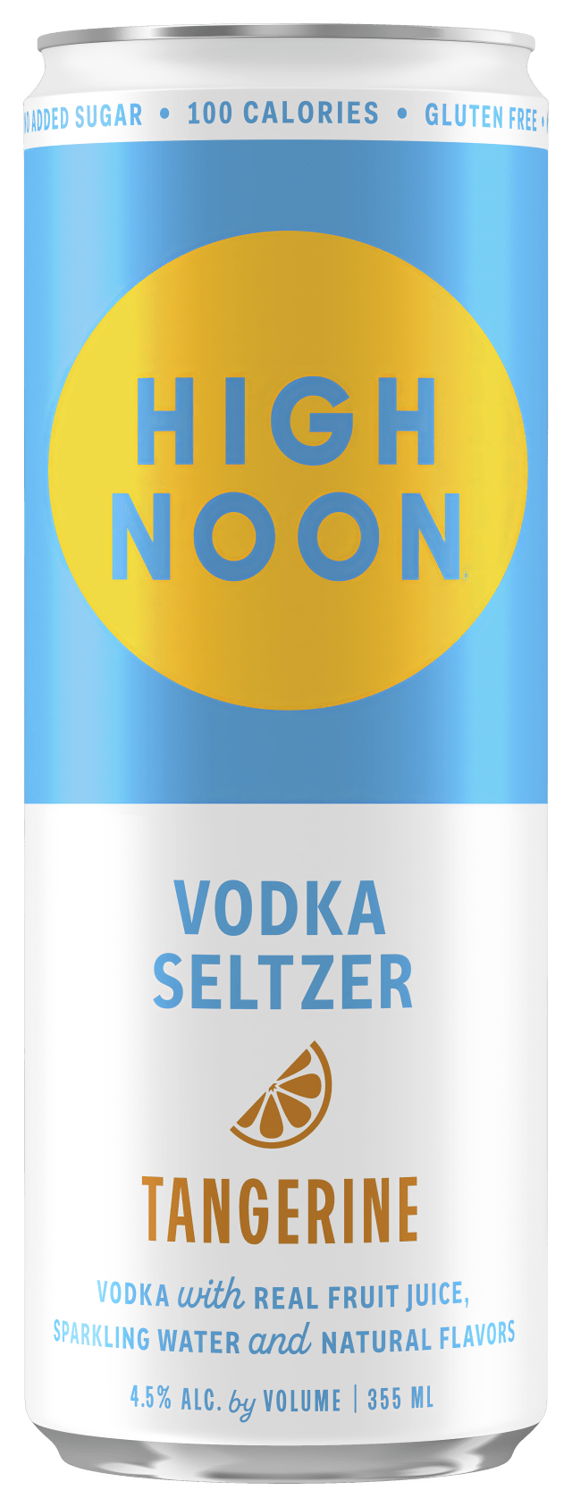 High Noon Tangerine Vodka Hard Seltzer Single Serve 355ml Can