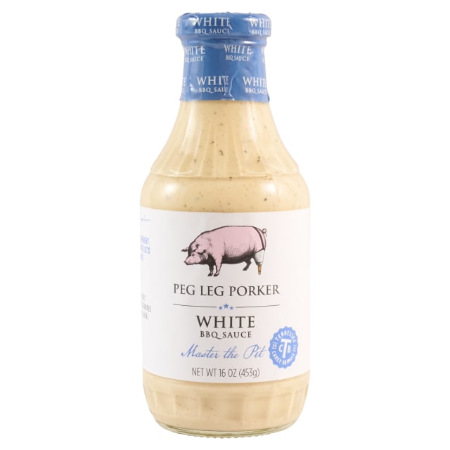 Peg Leg Porker White BBQ Sauce, 16.0 oz