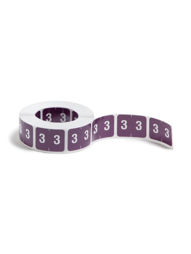 DCCRN Color-Coded Numeric Labels - Rolls