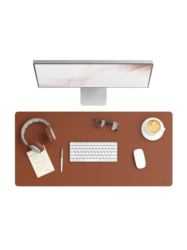 Vegan Leather Desk Pad