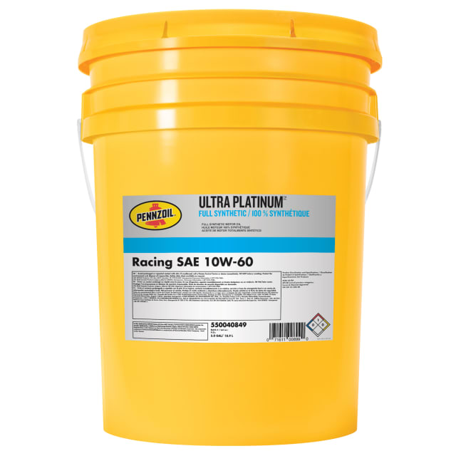 Pennzoil Platinum Racing Full Synthetic 10W-60 Motor Oil, 55 Gallon Drum