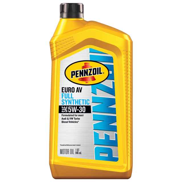 Pennzoil Euro AV Full Synthetic 5W-30 Motor Oil, 1 Quart