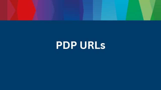 *PDP URLs