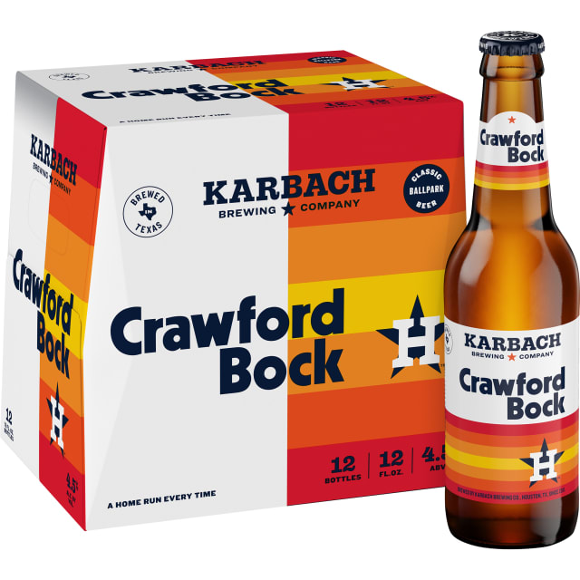 Karbach Brewing Company Crawford Bock Beer, 12 Pack 12 fl. oz. Cans, 4.5% ABV