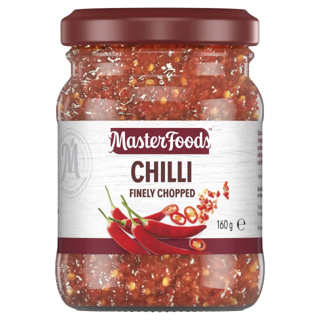 MASTERFOODS Chilli Finely Chopped 160g Jar