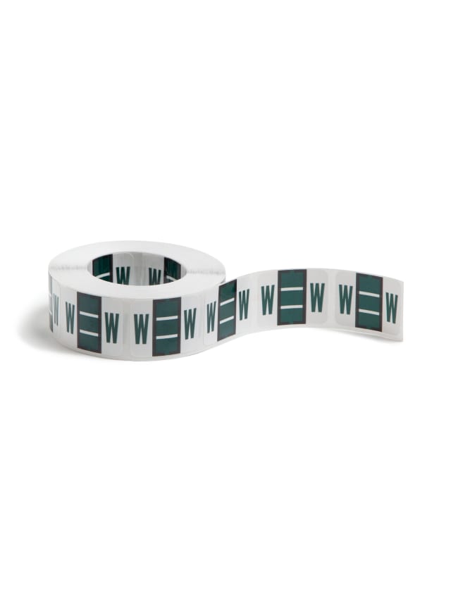 BCCR Bar Style Color-Coded Alphabetic Labels, A-Z Rolls