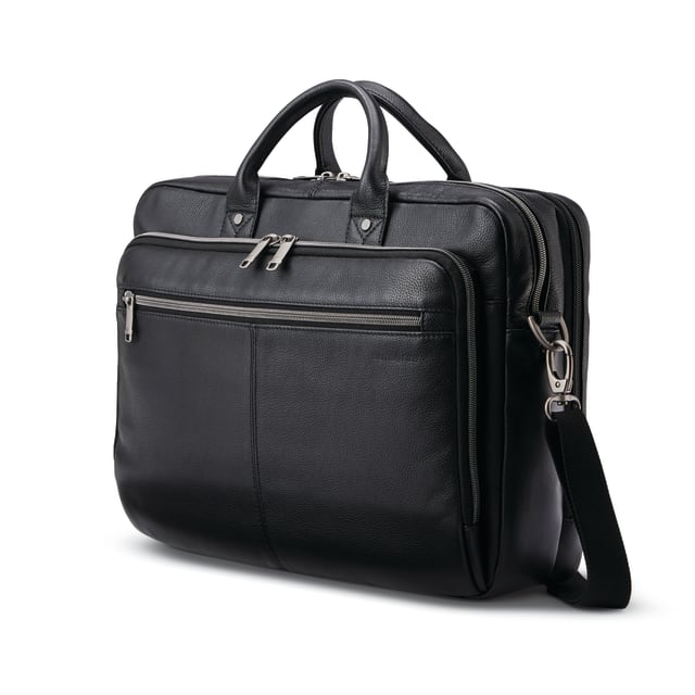 Sam Classic Leather Toploader - Black