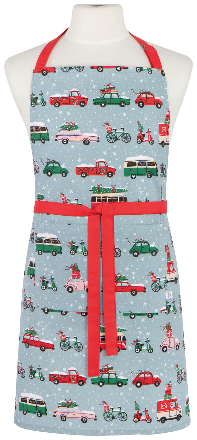 Holiday Traffic Christmas Apron