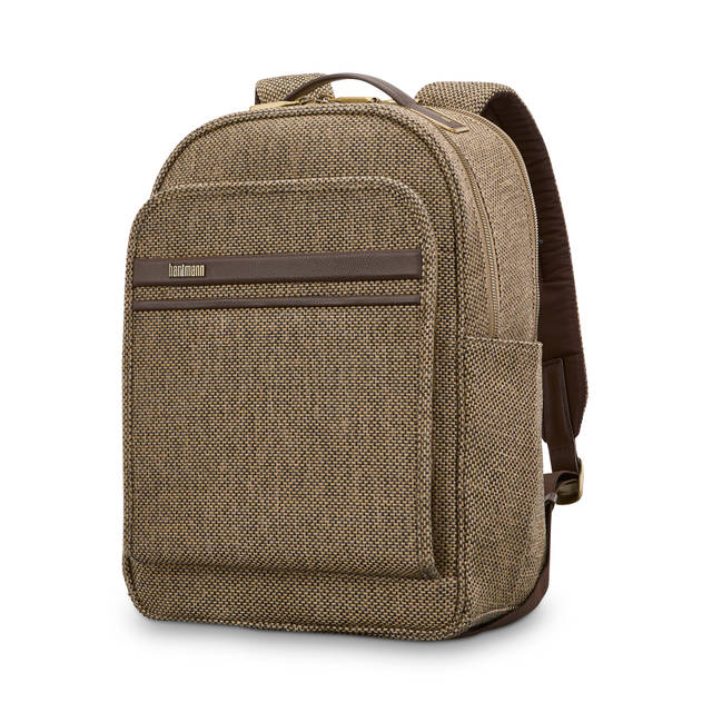 Hartmann Tweed Travel Backpack - Tweed/Natural Leather