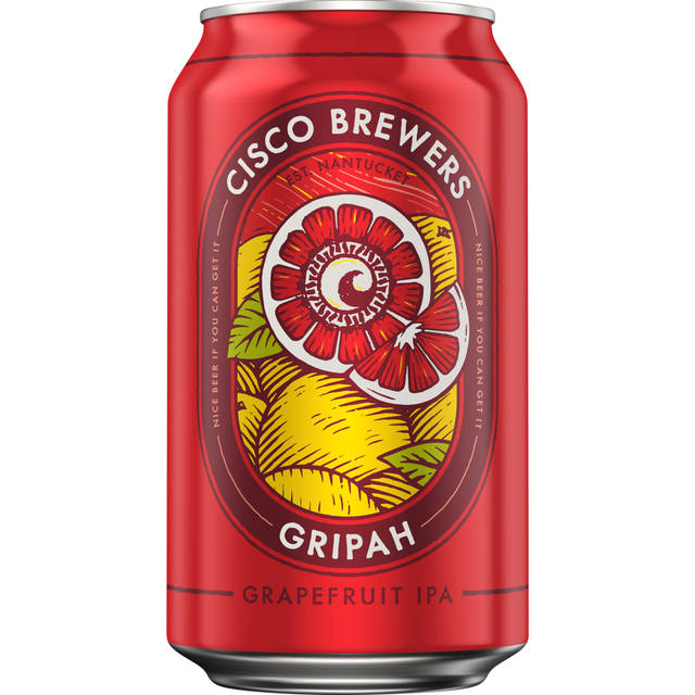 Cisco Brewers Gripah Grapefruit IPA, 12 fl. oz. Can