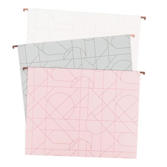 Fashion Hanging File Folders, 1/5 Cut, Assorted Colors