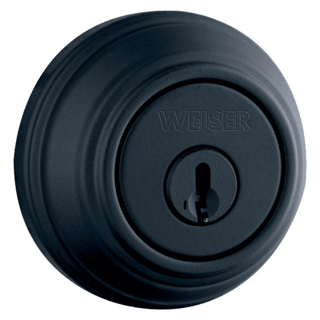 9471 Single Cylinder Deadbolt featuring SmartKey Security™ in Matte Black