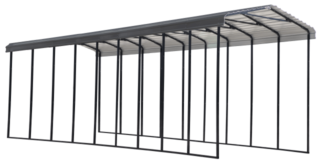 Galvanized Steel Rv Carport, 14X42X14