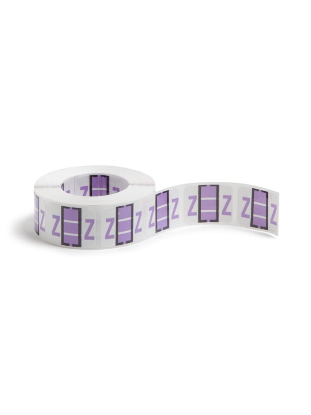 BCCR Bar Style Color-Coded Alphabetic Labels, A-Z Rolls