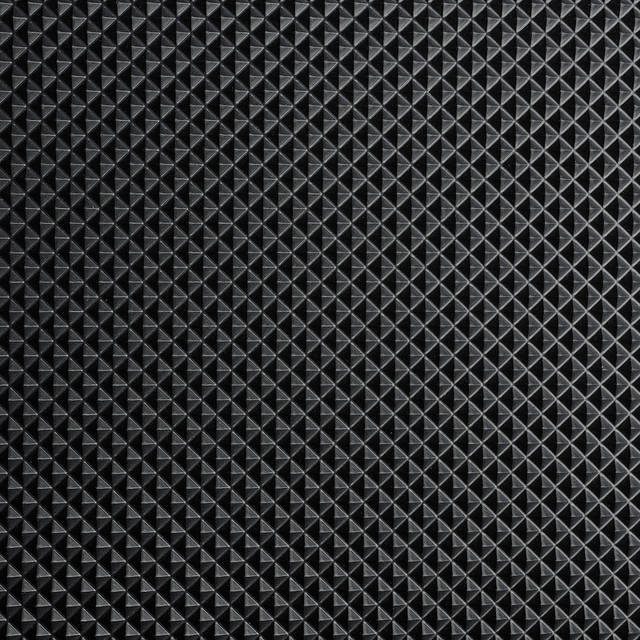 OBSOLETE WorkForce Vinyl Pyramid Commercial Grade Runner Matting, 1/8" x 36" x 15', Black