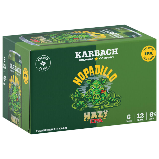 Karbach Brewing Hopadillo Hazy IPA 6x12oz Cans
