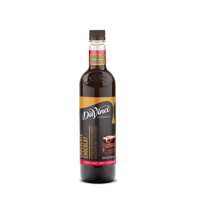 DaVinci Gourmet Chocolate Syrup, Plastic Bottle, 4 x 750 mL