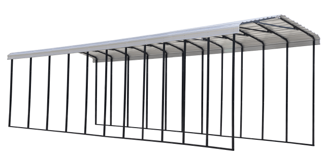 Galvanized Steel Rv Carport, 14X51X14