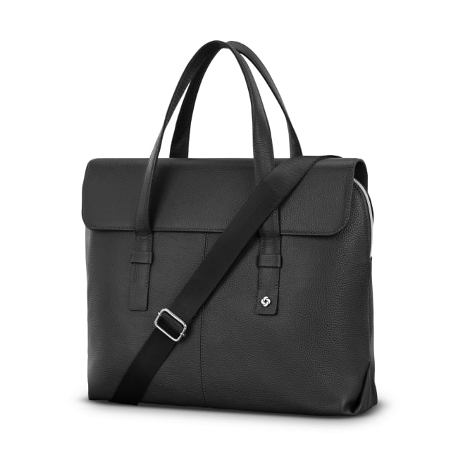 Mobile Sol 2 Leather Convertible Brief - Black
